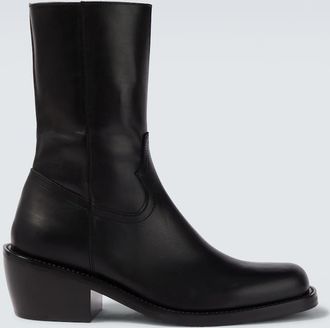 Dries Van Noten Leather ankle boots