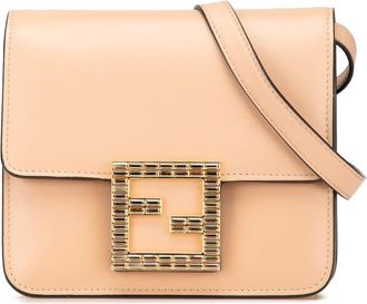 Fendi Pre-owned Fendi Leather Crystal Fab Crossbody Ladies 8BT325 AAIW 208 0189