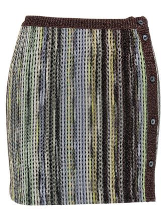 Missoni Multicolor Viscose Long Womens Skirt