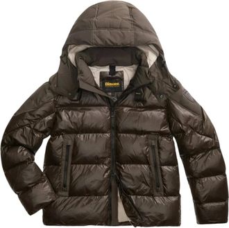 Blauer Kiernan Kort Gevoerd Jack - Heren - Jassen - Bruin - Maat: S Polyamide