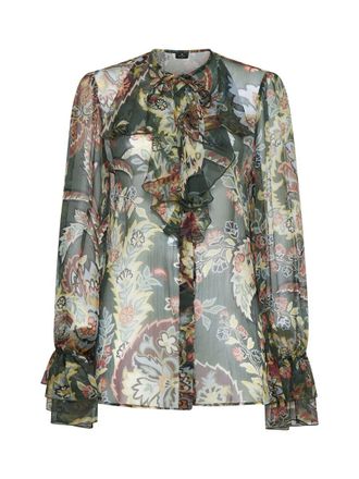 Etro Printed Silk Shirt