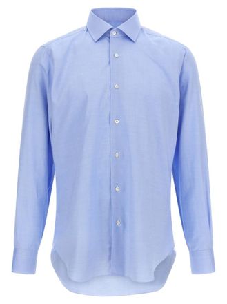 Barba Light Blue Oxford Cotton Shirt