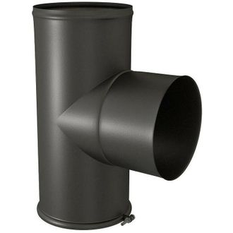 TEN Ten - Te Angular Con Sello De Esmalte Negro Mate, D.153