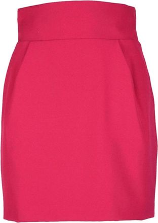 Alexandre Vauthier Elegante Gonna van Polyester Elastaan - Dames - Korte rokken - Roze - M - Polyester - Rokken