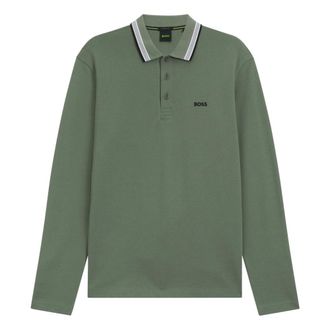 HUGO BOSS Heren, Tops, Groen, Maat: 6XL Katoen