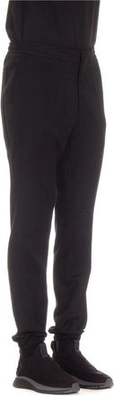 Ermenegildo Zegna Slim-fit broeken - Heren - Slim Fit Broeken - Zwart - M - Wol - Broeken