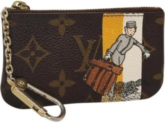 Louis Vuitton Pre-owned Wallets, female, Brown, Size: ONE SIZE Pre-owned Canvas Wallet