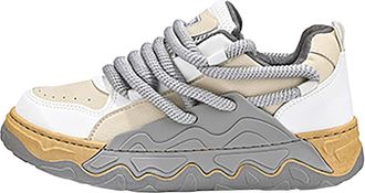 Generic Autumn and Winter Fashion Mens Board Shoes Sports Shoes Mens Comfortable Casual Shoes Comfortable Chukka Boots Mens (Khaki, 6.5)