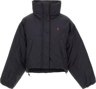 Polo Ralph Lauren Pufferjack - Dames - Gewatteerde jassen - Zwart - XS - Leer - Jassen