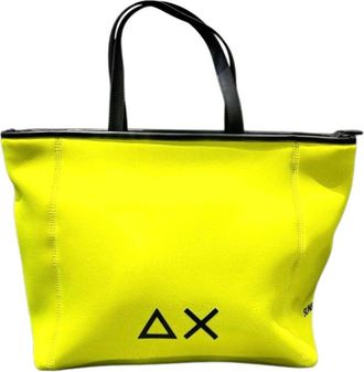 Sun 68 Gele Shopper Tas Z3525163 - Dames - Shoppers - Geel - ONE Size - Tassen