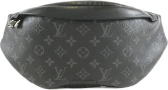 Louis Vuitton Black Coated Canvas Shoulder Bag (Pre-Owned)