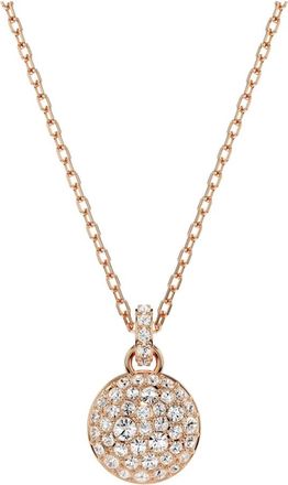 Swarovski Dameshanger Wit Ros&eacute;goudlegeringlaag Sublima 5683450 - Dames - Kettingen - Roze - ONE Size - Accessoires