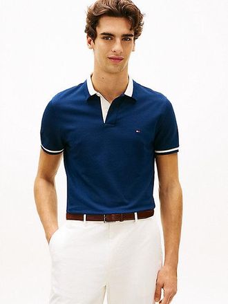 Tommy Hilfiger Regular Fit Colour-Blocked Collar Polo Shirt