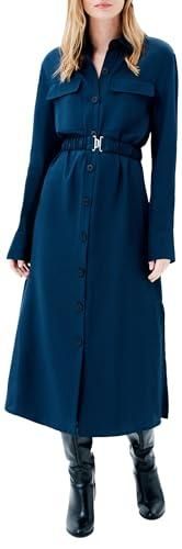 Manteau Long Femme Caroll Taille 38 Gris Laine - Occasion Bon état - Hiver