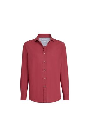 Brunello Cucinelli Muslin shirt in Cherry at Nordstrom, Size 4X-Large Eu