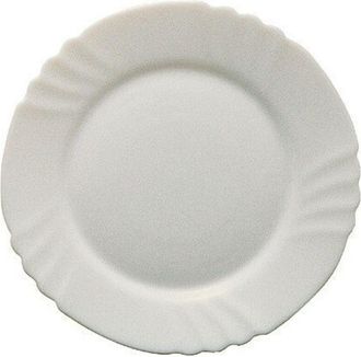 Bormioli Rocco Plato Mesa Llano 23,5cm Ebro Blanco Cristal Bormioli