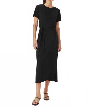 Splendid Keegan Tee Shirt Dress In Black