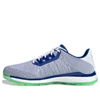 adidas Tour360 XT-SL Spikeless Textile Golf Shoes Cloud White Royal Blue EG4875