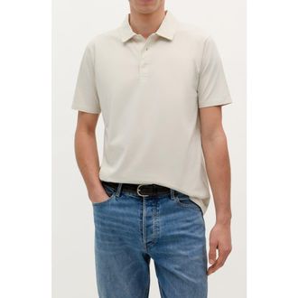 Scalpers Icon Jersey Polo in Light Grey at Nordstrom, Size Xx-Large Eu