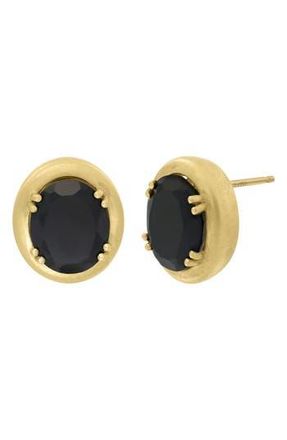 Bony Levy El Mar Oval Sapphire Stud Earrings in 18Ky at Nordstrom Rack