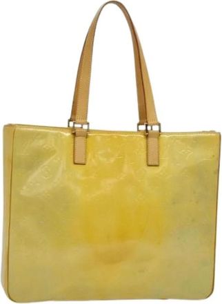 Louis Vuitton Pre-owned Vintage Tote Bag - Dames - Vintage Shopper - Geel - ONE Size - Leer - Vintage