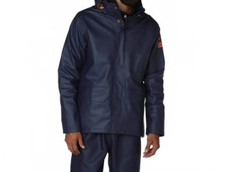 Helly Hansen Mens Gale Waterproof Rain Jacket In Navy