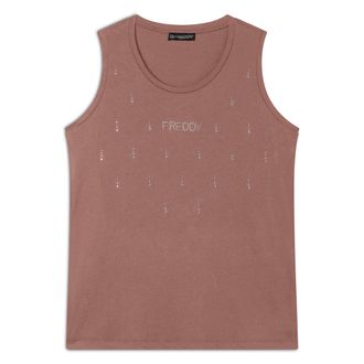 Freddy Canotta decorata da Strass in jersey modal