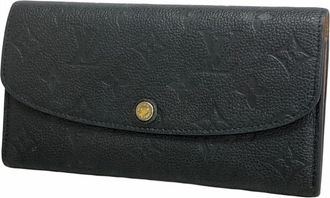 Louis Vuitton Noir Long Wallet (Bi-Fold) (Pre-Owned)