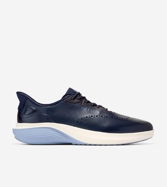 Cole Haan Mens &Oslash;riginal Grand Neoarc Quick-On Wingtip Oxford Shoes - Blue Size 10.5