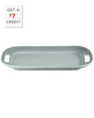 LE CREUSET Serving Platter Sea Salt With $7 Credit