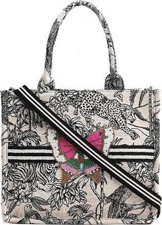 America & Beyond Womens Forbidden Tote Bag In Black