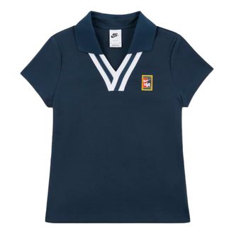 Nike (WMNS) Nike Women by YOON Short Sleeve Polo Shirt Asia Sizing Armoury Navy FZ0277-478