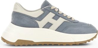 Hogan Hi-Fi Sneakers - Dames - Sneakers - Blauw - 36 EU - Leer - Schoenen