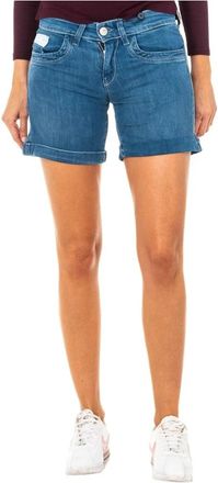 La Martina Denim Shorts met Geborduurd Ontwerp - Dames - Denim shorts - Blauw - W27 - Denim - Korte Broeken