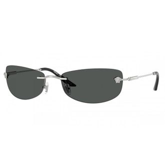 Versace VE2279 100087 Silver/Dark Grey