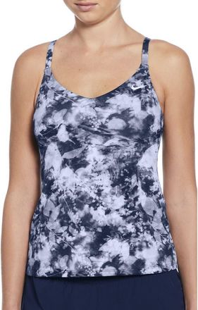 Nike V-Neck Tankini Swim Top in Midnight Navy at Nordstrom Rack, Size X-Small