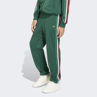 adidas Sporthose ADIDAS ORIGINALS FIREBIRD TP, Damen, Gr. 128, N-Gr, team dunkelgr&uuml;n, schwarz football gold, Obermaterial: 100% Polyester, Hosen Sporthose