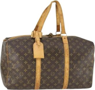 Louis Vuitton Pre-owned Weekend Bags, female, Brown, Size: ONE SIZE Pre-owned Canvas Weekend Bag