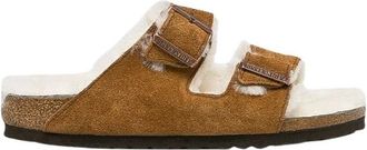 Birkenstock Arizona Shearling Narrow Fit - - Shoes - Donna - Marrone - 40 EU