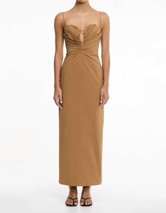 Significant Other Quentin Maxi Dress In Cedar