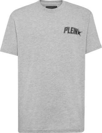 Philipp Plein T-shirt Ronde Hals SS - Heren - T-shirts - Grijs - M - Katoen - Tops