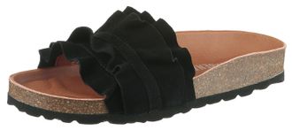 Verbenas Rocio Roda Sommerschuh, Flat mit geschwungenen Laschenstoff