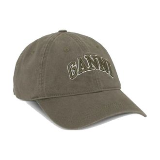 Ganni Pet - Dames - Petten - Groen - ONE Size - Katoen - Accessoires
