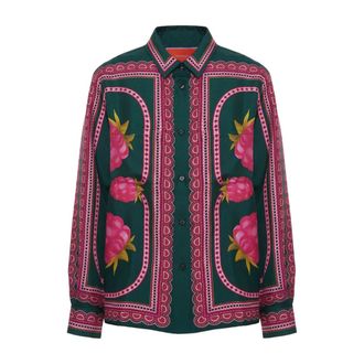 La DoubleJ Dames, Blouses & Shirts, Veelkleurig, Maat: S Zijde