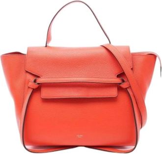 Celine Pre-owned Vintage Handbag - Dames - Vintage Handtas - Rood - ONE Size - Leer - Vintage