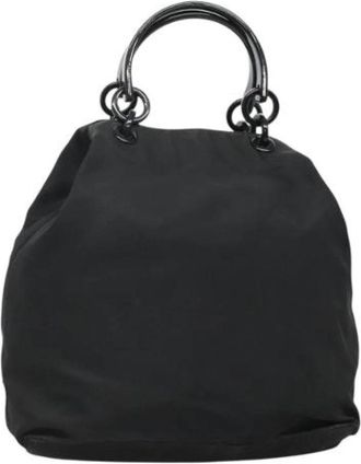 Prada Pre-owned Nylon handbags - Dames - Vintage Shopper - Zwart - ONE Size - Nylon - Vintage