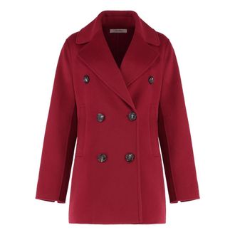 Max Mara Jassen, Dames, Rood, S, Coats