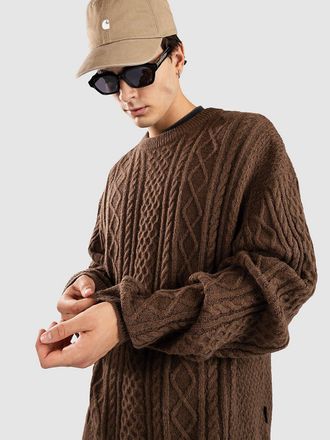 Blue Tomato Essential Knit Strickpullover braun