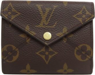 Louis Vuitton Monogram Brown Monogram Rose Ballerine Monogram Wallet (Tri-Fold) (Pre-Owned)