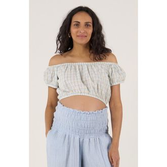 Cache Coeur Maternity and Nursing Crop-Top Paloma in Multicolor at Nordstrom, Size X-Small
